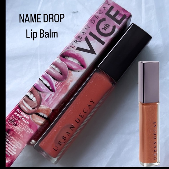 URBAN DECAY VICE in Name Drop plumping shine lip balm NIB - Picture 4 of 14